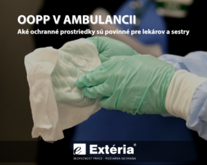 OOPP v ambulancii: aké ochranné prostriedky sú povinné pre lekárov a sestry