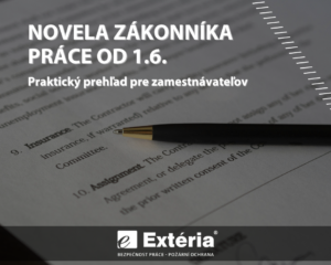 Novela Zákonníka práce od 1. júna: Čo sa mení?