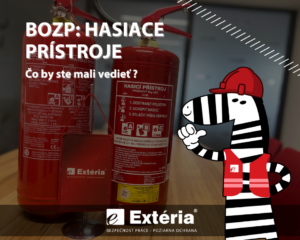 BOZP: Hasiace prístroje – čo by ste mali vedieť?